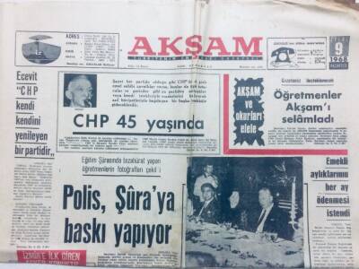 Akşam Gazetesi 9 Eylül 1968 - Fenerbahçe Konyada Takıldı1-1 GZ42428 - 1