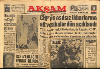 Akşam Gazetesi 9 Haziran 1961 - Greko Romende 2.Olduk GZ60532 - 1