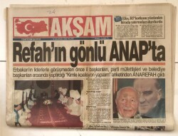 Akşam Gazetesi 9 Haziran 1996 - Ülkeyi 300 Aile Yönetiyor GZ7257 - 2