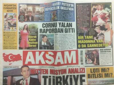 Akşam Gazetesi 9 Haziran 2012 - Koç Kuzey Irakta Petrol Arayacak GZ29436 - 1