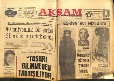 Akşam Gazetesi - 9 Mart 1967 - Gaz Yağına Zam Teklifi Kabul Edildi GZ99818 - 1