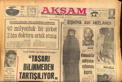 Akşam Gazetesi 9 Mart 1967 - Gaz Yağına Zam Yapılması Teklifi APnin Senato Grubunda Kabul Edildi GZ86885 - 1