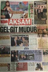 Akşam Gazetesi 9 Mart 2008-Türbana Yunan Desteği GZ45497 - 2
