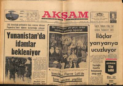 Akşam Gazetesi 9 Mayıs 1967 - Meçhul Hastalık Bir Alayı Hasta Etti , İzmirde 300 Er Tedavi Altına Alındı GZ92440 - 1