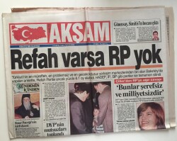 Akşam Gazetesi 9 Mayıs 1996 -Çillerin Tofaş Savunması GZ6564 - 2