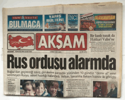 Akşam Gazetesi 9 Nisan 1999 - Bir Kanlı Tuzak da Hakkari Valisine GZ5664 - 1