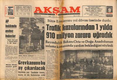 Akşam Gazetesi 9 Ocak 1963 - F. Küçük , Kıbrısa Yardımın Arttırılmasını Talep Etti GZ92242 - 1