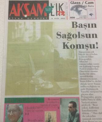Akşam Gazetesi Akşam - lık Eki 19 Eylül 2003 - Başın Sağolsun Komşu GZ47236 - 1