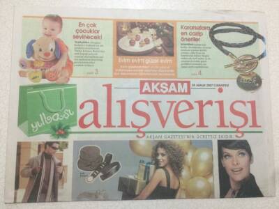 Akşam Gazetesi Alışveriş Eki 29 Aralık 2007 - Gecenin Yıldızı Olmak İçin GZ47739 - 1