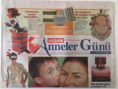 Akşam Gazetesi Anneler Günü Eki 11 Mayıs 2007 - Annelerimiz İçin Hediye Seçenekleri GZ20477 - 1