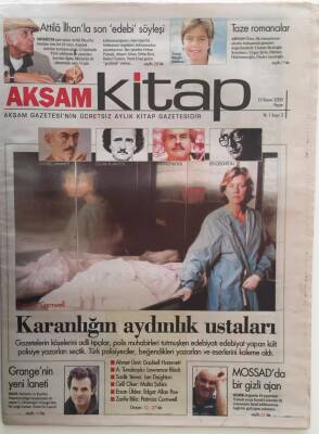 Akşam Gazetesi Aylık Kitap Eki 13 Nisan 2005 - Karanlığın Aydınlık Ustaları Zarife Biliz Patricia Cornwell GZ20501 - 1