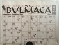 Akşam Gazetesi Bulmaca Eki 31 Ağustos 2008 -GZ44502 - 1