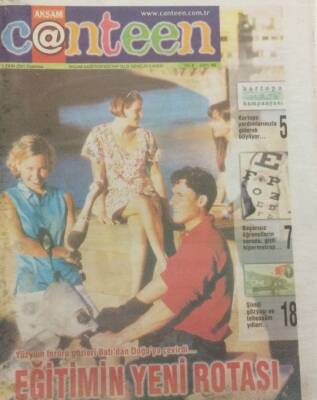 Akşam Gazetesi Canteen Eki 1 Ekim 2001 - Eğitimin Yeni Rotası GZ35648 - 1