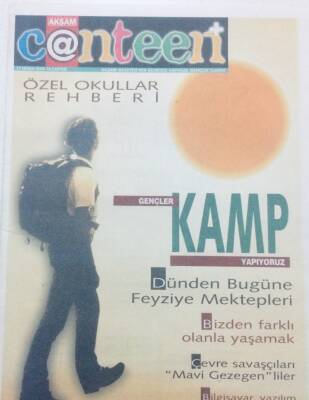 Akşam Gazetesi Canteen Eki 17 Nisan 2000 - Özel Okullar Rehberi GZ42393 - 1