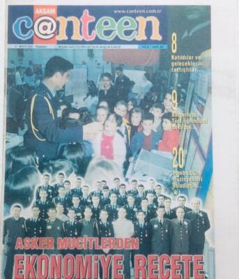 Akşam Gazetesi Canteen Eki 21 Mayıs 2001 - Asker Mucitlerden Ekonomiye Reçete GZ42108 - 1