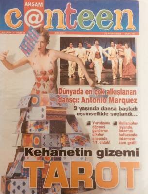 Akşam Gazetesi Canteen Eki 21 Nisan 2003 - Kehanetin Gizemi Tarot GZ38837 - 1