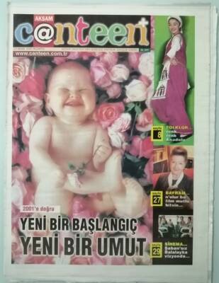 Akşam Gazetesi Canteen Eki 25 Aralık 2000 Yeni Bir Başlangıç Yeni Bir Umut -GZ37204 - 1