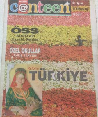 Akşam Gazetesi Canteen Eki 3 Nisan 2000 - Tek Tuşla Binbir Kuş GZ47737 - 1