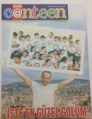 Akşam Gazetesi Canteen Eki 30 Temmuz 2001 - Şifo Mehmet İşte En Güzel Golüm GZ35651 - 1
