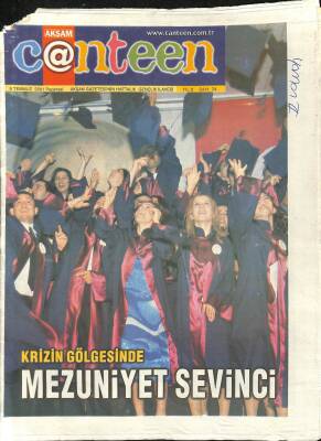 Akşam Gazetesi Canteen Eki 9 Temmuz 2001 - Yeşil Bursada Heyecanlı Ralli GZ115326 - 1