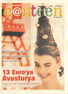 Akşam Gazetesi Conteen Eki 19 Ekim - Ucuz Eğitim Cenneti Avusturya GZ114594 - 1