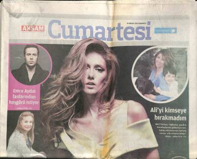 Akşam Gazetesi Cumartesi Eki 14 Aralık 2013 - Emre Aydın Fanlarından Hoşgörü İstiyor GZ116411 - 1