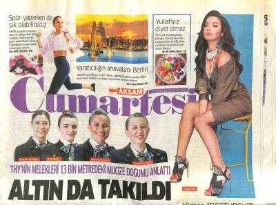 Akşam Gazetesi Cumartesi Eki 15 Nisan 2017 - Molotov Jukebox Türkiyeye Geliyor GZ105719 - 1