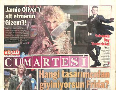 Akşam Gazetesi Cumartesi Eki 16 Mart 2013 - Yetenekli Bay Timberlake GZ101064 - 2