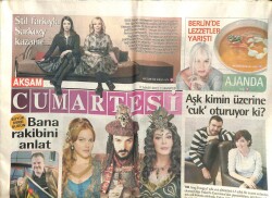 Akşam Gazetesi Cumartesi Eki 17 Mart 2012 - 1. Osmanlı Kostüm Savaşları GZ101065 - 2