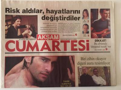 Akşam Gazetesi Cumartesi Eki 18 Kasım 2006 - Biri Zihin Okuyor , Diğeri Aura Resimliyor Dr . Tolik Dzucev Ve Dr. Ramesh Singh Chouhan - GZ18577 - 1