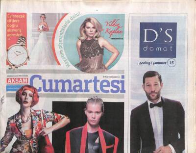 Akşam Gazetesi Cumartesi Eki 18 Nisan 2015 - Estetikte Yeni Trend Burcu Esmersoy Ve Serenay Sarıkaya GZ113313 - 1