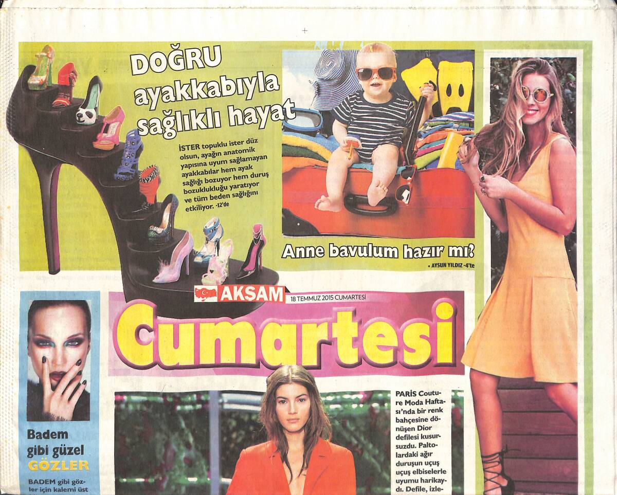 Akşam Gazetesi Cumartesi Eki 18 Temmuz 2015 - Ece Seçkin'in Konser Maratonu Başladı GZ135145 - 1