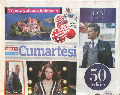 Akşam Gazetesi Cumartesi Eki 20 Aralık 2014 - Işıl Reçber En Önemlisi Maneviyat GZ105176 - 1
