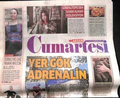 Akşam Gazetesi Cumartesi Eki 21 Eylül 2019 - Tarihin Tanığı Tokatta Bir Gün GZ100296 - 2