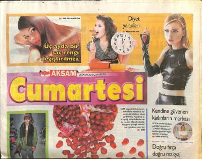 Akşam Gazetesi Cumartesi Eki 21 Kasım 2015 - Vıctorıas Secret Melekleri Yine Büyüledi GZ101066 - 1