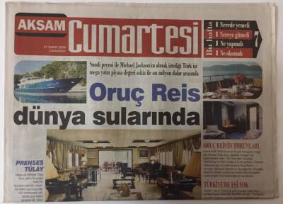 Akşam Gazetesi Cumartesi Eki - 21 Şubat 2004 - Modacı Cemil İpekçi İle Söyleşi GZ25444 - 1
