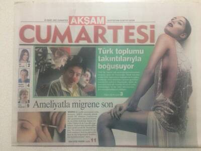 Akşam Gazetesi Cumartesi Eki 24 Mart 2007 - 1920li Yıllara Dönüş GZ38172 - 1