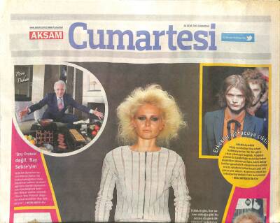 Akşam Gazetesi Cumartesi Eki 24 Ocak 2015 - Harun Kolçak Hem Kendimle Hem Yaşamla Alay Ediyorum GZ105319 - 1