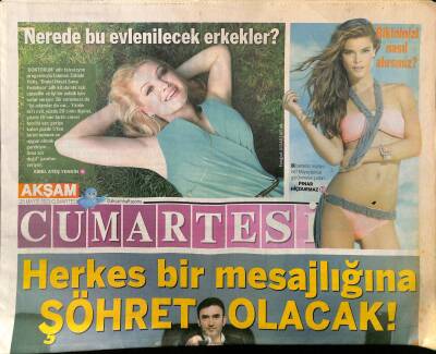 Akşam Gazetesi Cumartesi Eki 25 Mayıs 2013 - Mary Todd Lincoln Ve Hayrunnisa Gül Karşılaştırması GZ125917 - 1