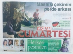 Akşam Gazetesi Cumartesi Eki 31 Mart 2007 - Herkesi Peşinden Koşturan Makyöz ,Aysel Yasemin Öycü GZ43099 - 2