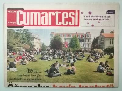 Akşam Gazetesi Cumartesi Eki 31 Mayıs 2003 Öğrenciye Beyin Kontrolü -GZ14951 - 1