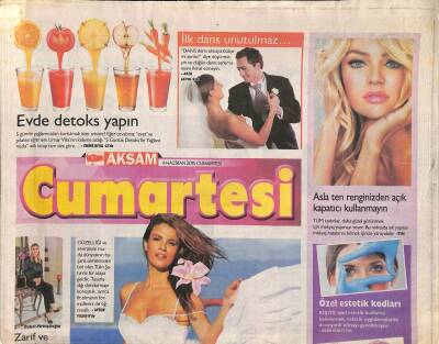 Akşam Gazetesi Cumartesi Eki 6 Haziran 2015 - Cavallinin Yeni Yüzü Ciara GZ116562 - 1