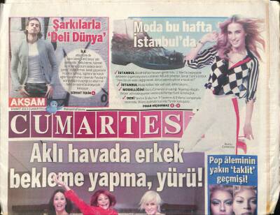 Akşam Gazetesi Cumartesi Eki 9 Mart 2013 - Pop Aleminin Yakın Taklit Geçmişi GZ124964 - 1
