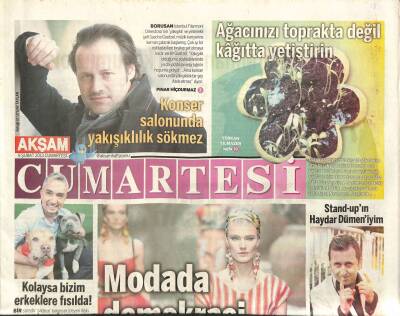 Akşam Gazetesi Cumartesi Eki 9 Şubat 2013 - Nick Cave , Yine His Peşinde - Beyazperdede ABD Rüzgarı GZ120852 - 1