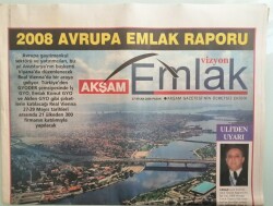 Akşam Gazetesi Emlak Eki 27 Nisan 2008 Moskova İstanbulu Geçti -GZ44165 - 1