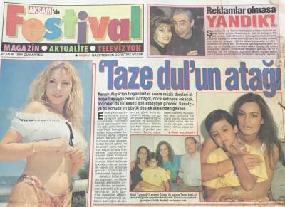 Akşam Gazetesi Festival Eki 22 Ekim 1994 - Taze Dulun Atağı Sibel Turnagöl GZ36548 - 1