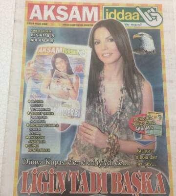 Akşam Gazetesi İddia Eki 4 Nisan 2005 - Ligin Tadı Başka GZ47738 - 1