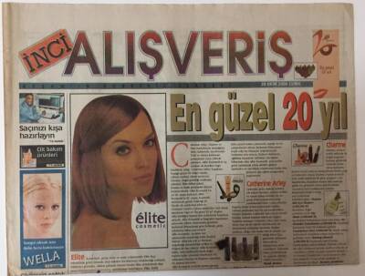 Akşam Gazetesi İnci Alışveriş Eki - 20 Ekim 2000 - En Güzel 20 Yıl .... GZ25411 - 1