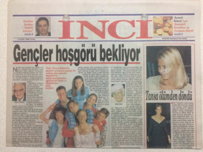 Akşam Gazetesi İnci Eki 13 Eylül 1996 - Hızlı Çocuk Mustafa Sandal Sevgilisiyle Baş Başa Olmak İçin Hızına Hız Katıyor GZ23616 - 1