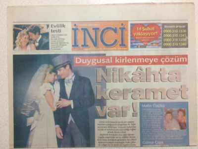 Akşam Gazetesi İnci Eki 13 Şubat 2001 - Nikahta Keramet Var GZ23613 - 1